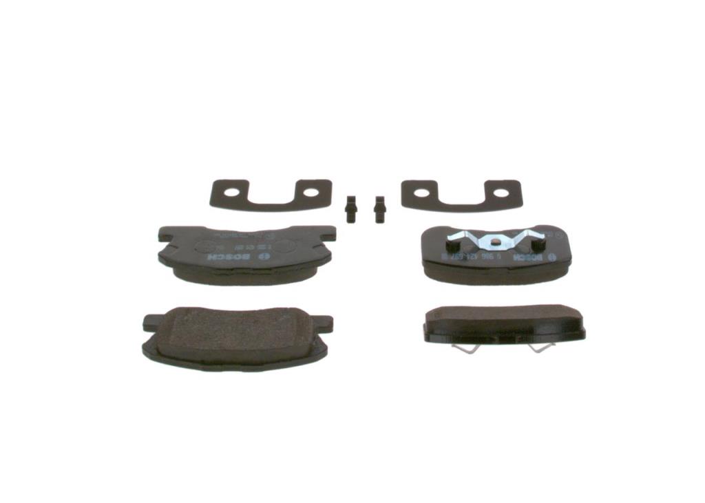 Jeu de 4 plaquettes de frein BOSCH ref. 0 986 424 697