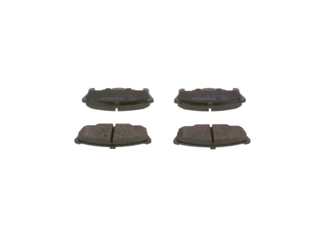 Jeu de 4 plaquettes de frein BOSCH ref. 0 986 424 737