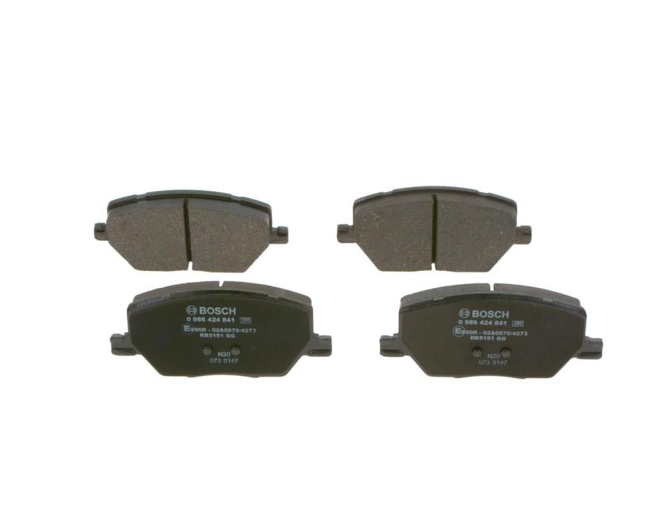 Jeu de 4 plaquettes de frein BOSCH ref. 0 986 424 841