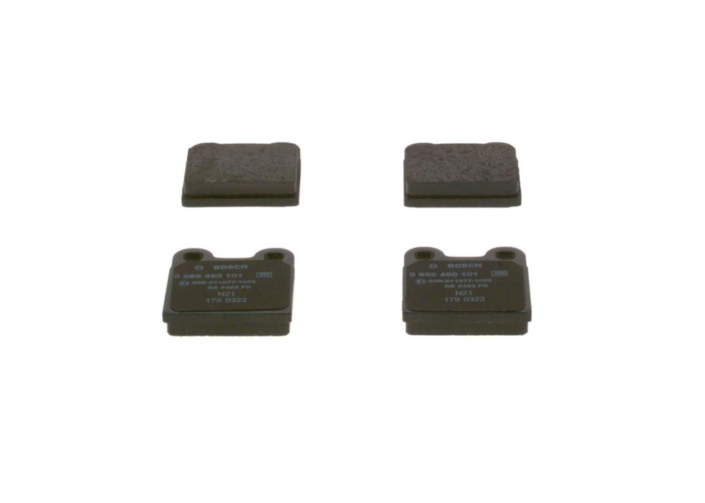 Jeu de 4 plaquettes de frein BOSCH ref. 0 986 460 101