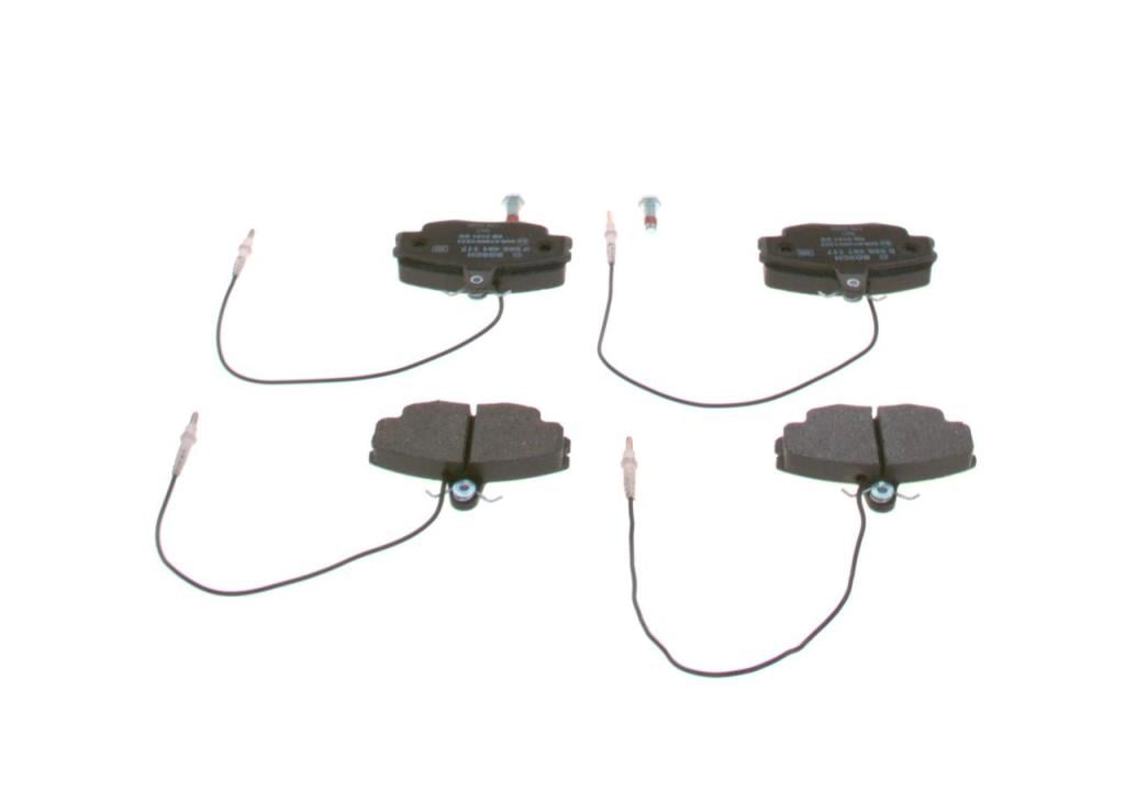 Jeu de 4 plaquettes de frein BOSCH ref. 0 986 461 117
