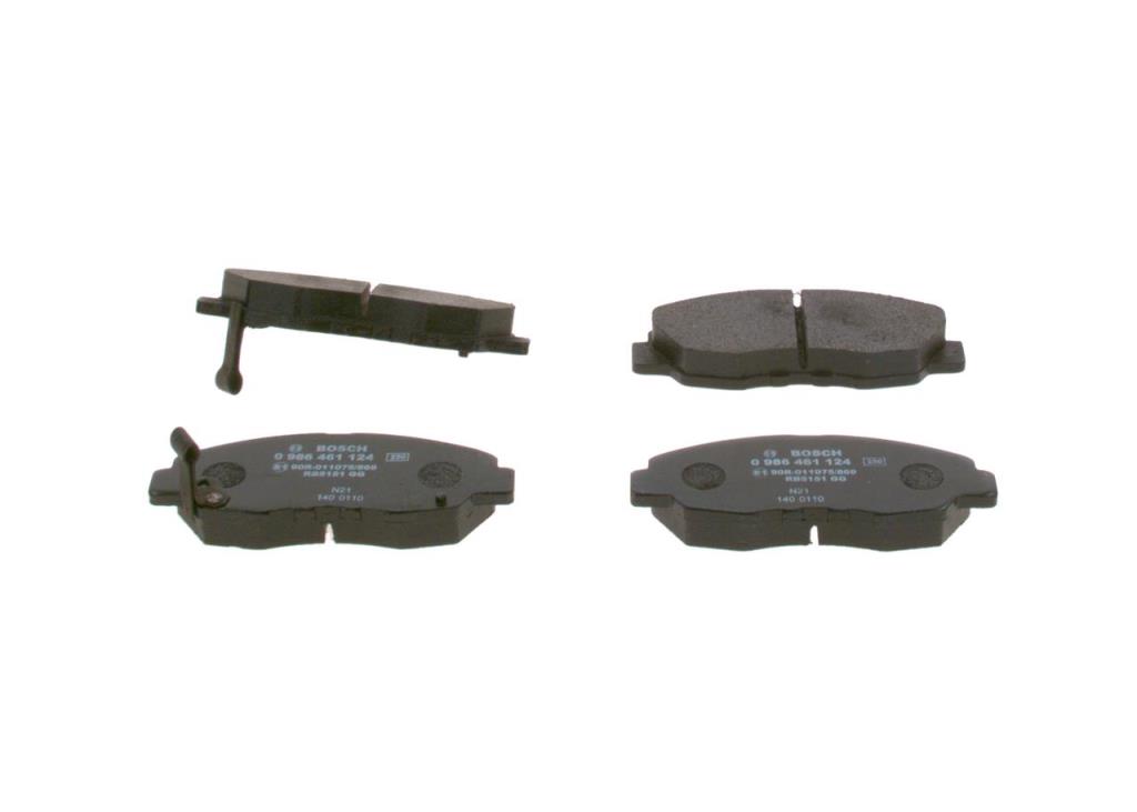 Jeu de 4 plaquettes de frein BOSCH ref. 0 986 461 124