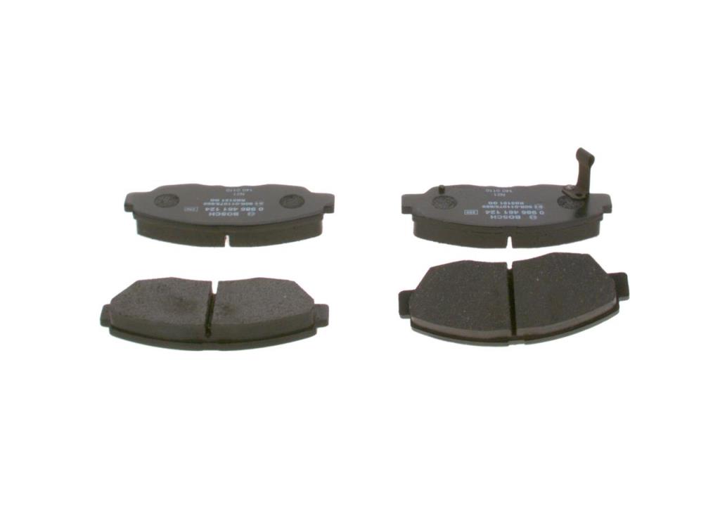 Jeu de 4 plaquettes de frein BOSCH ref. 0 986 461 124