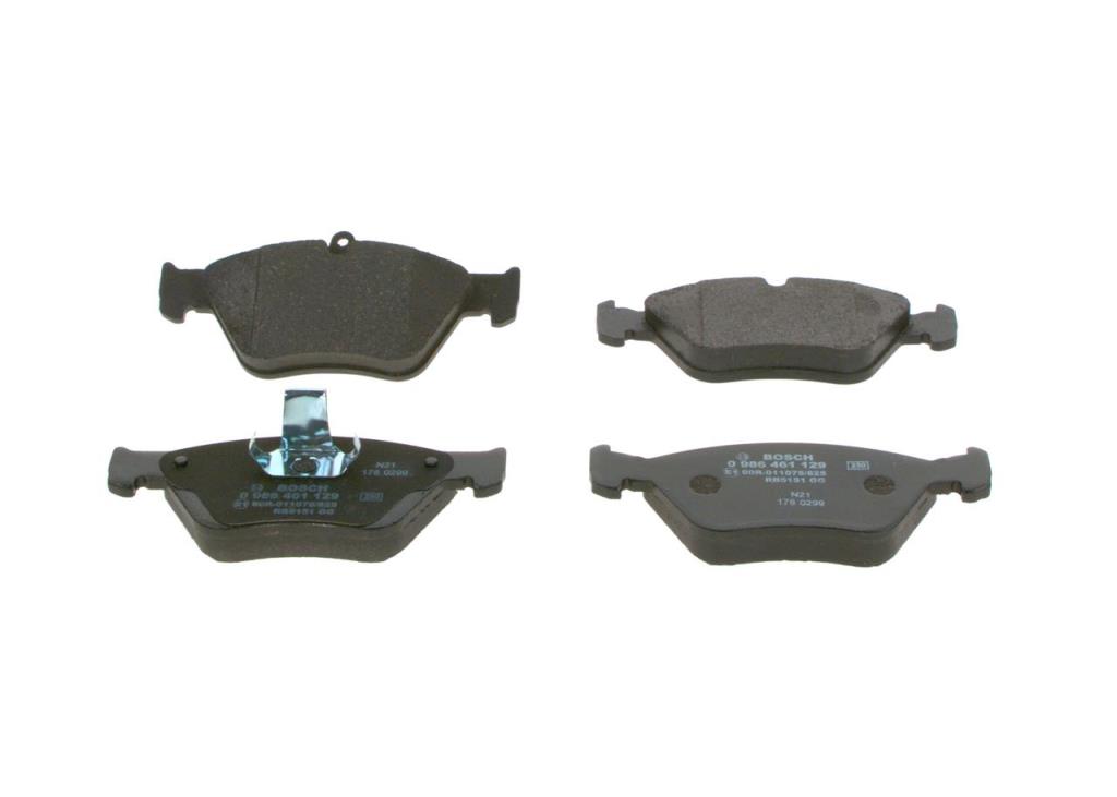 Jeu de 4 plaquettes de frein BOSCH ref. 0 986 461 129
