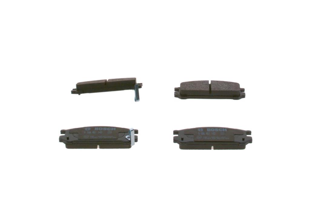Jeu de 4 plaquettes de frein BOSCH ref. 0 986 461 143