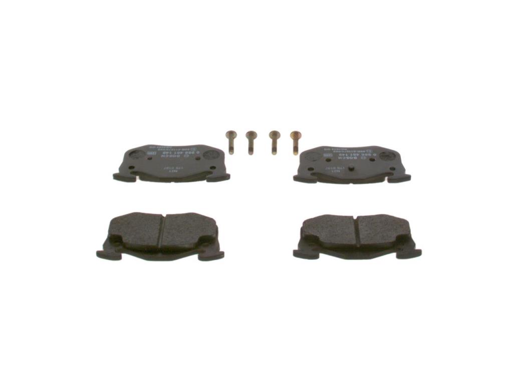 Jeu de 4 plaquettes de frein BOSCH ref. 0 986 461 149
