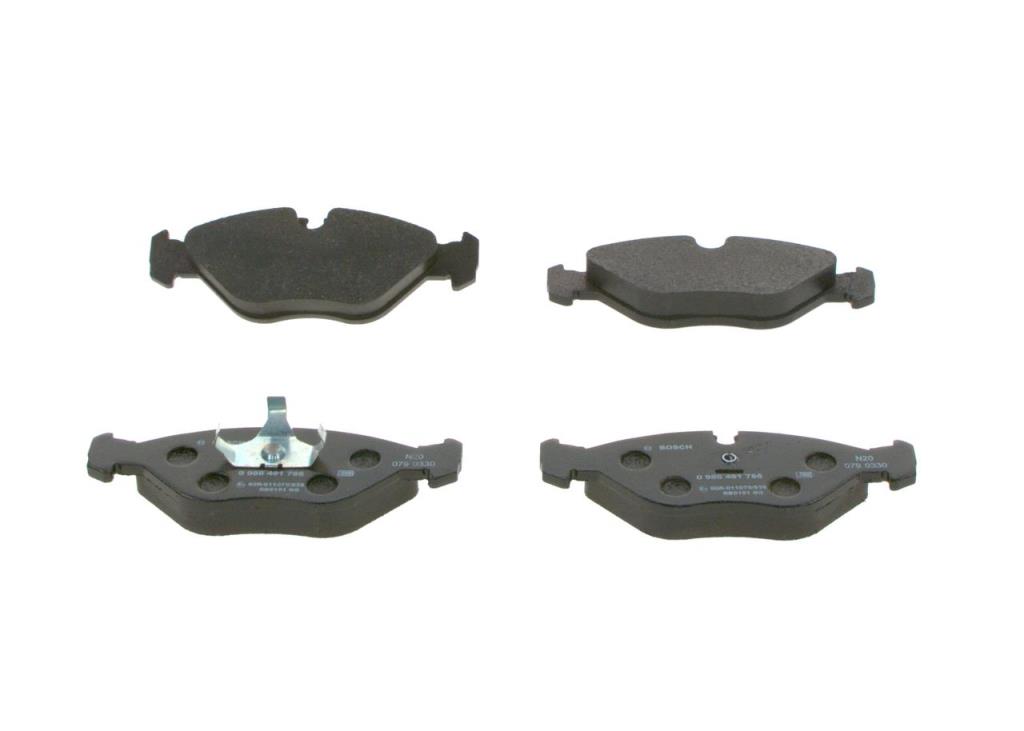 Jeu de 4 plaquettes de frein BOSCH ref. 0 986 461 766