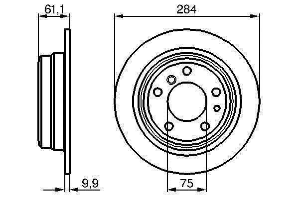 Disques de frein BOSCH 0 986 478 044