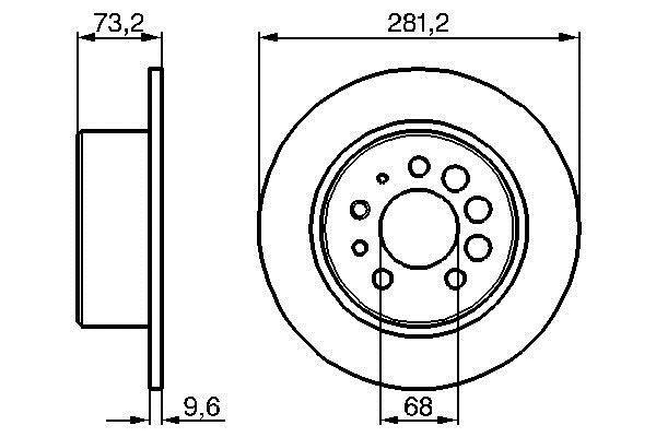Discos de freno BOSCH ref. 0 986 478 143