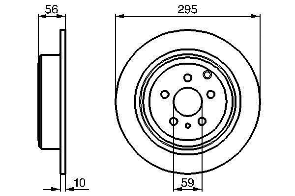 Disques de frein BOSCH ref. 0 986 478 435