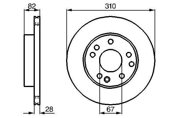 Disques de frein BOSCH 0 986 478 528