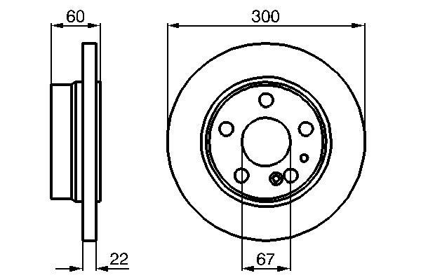 Disques de frein BOSCH 0 986 478 566