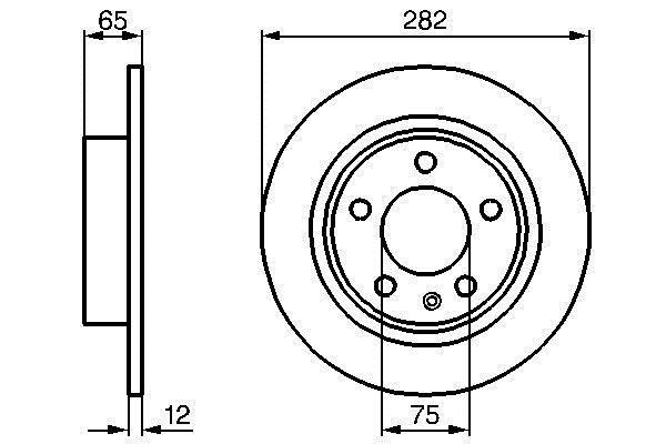 Discos de freno BOSCH ref. 0 986 478 891