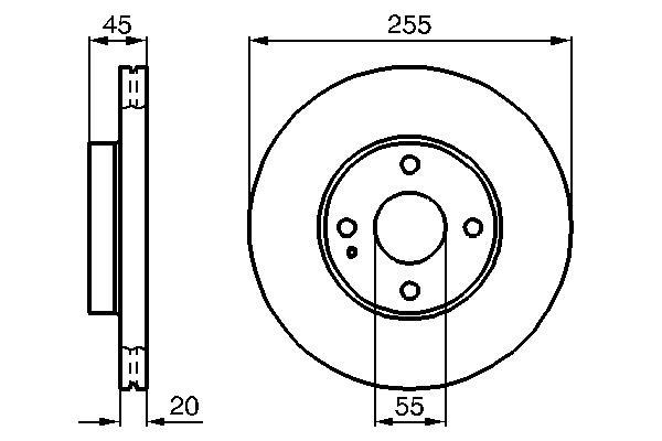 Discos de freno BOSCH ref. 0 986 478 996