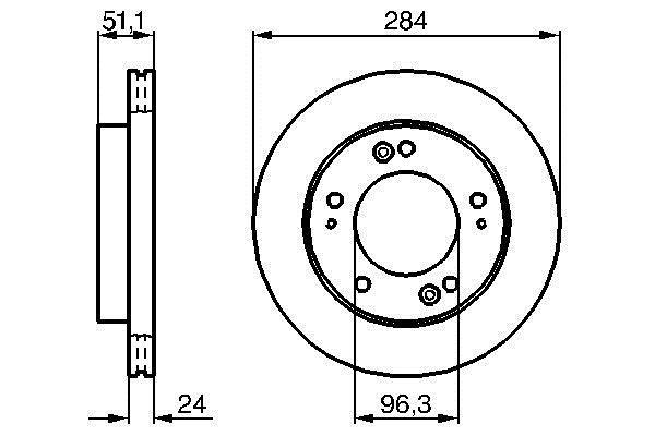 Discos de freno BOSCH ref. 0 986 479 020