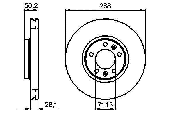 Disques de frein BOSCH 0 986 479 026