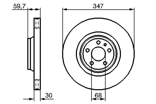 Disques de frein BOSCH 0 986 479 260