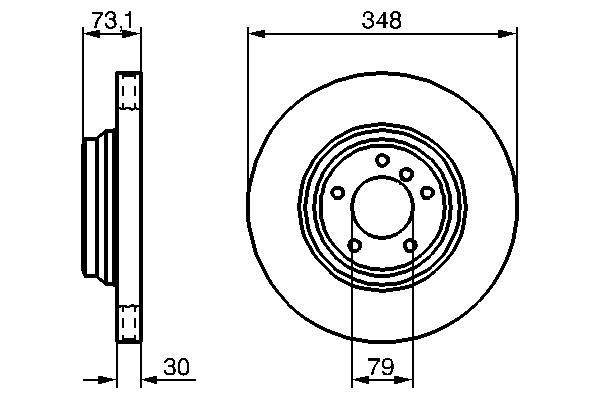 Disques de frein BOSCH 0 986 479 265