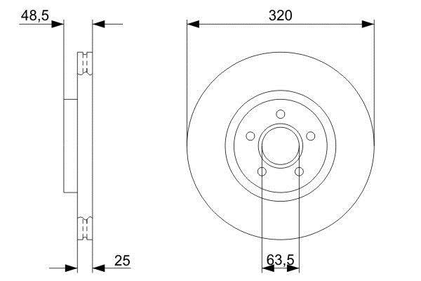 Disques de frein BOSCH 0 986 479 310