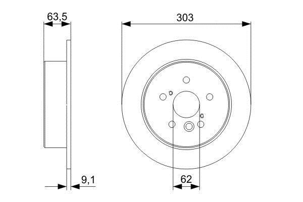 Discos de freno BOSCH ref. 0 986 479 C02