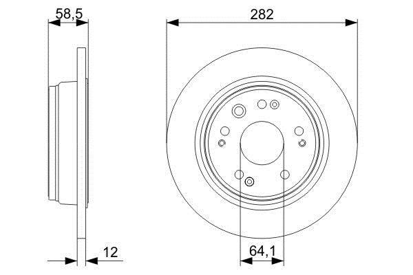 Disques de frein BOSCH 0 986 479 361