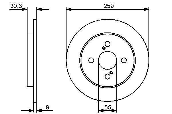 Disques de frein BOSCH ref. 0 986 479 420