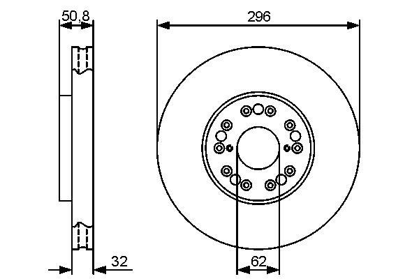 Disques de frein BOSCH 0 986 479 429