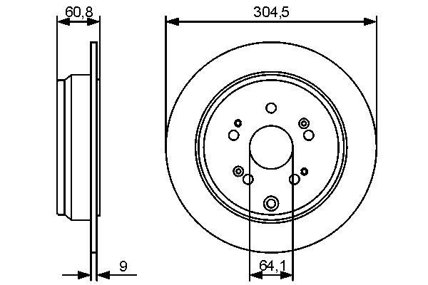 Discos de freno BOSCH ref. 0 986 479 449