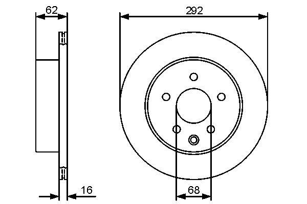 Discos de freno BOSCH ref. 0 986 479 C12