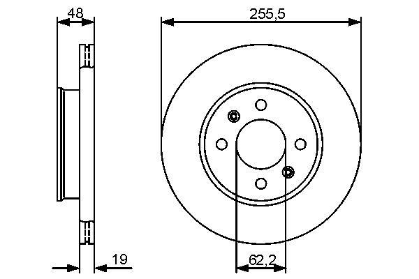 Discos de freno BOSCH ref. 0 986 479 459