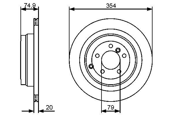 Disques de frein BOSCH 0 986 479 479