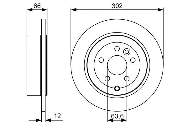 Disques de frein BOSCH 0 986 479 518