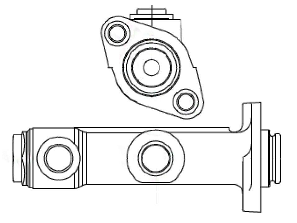 Emetteur d'embrayage (Cylindre émetteur de débrayage) BOSCH ref. 0 986 486 000