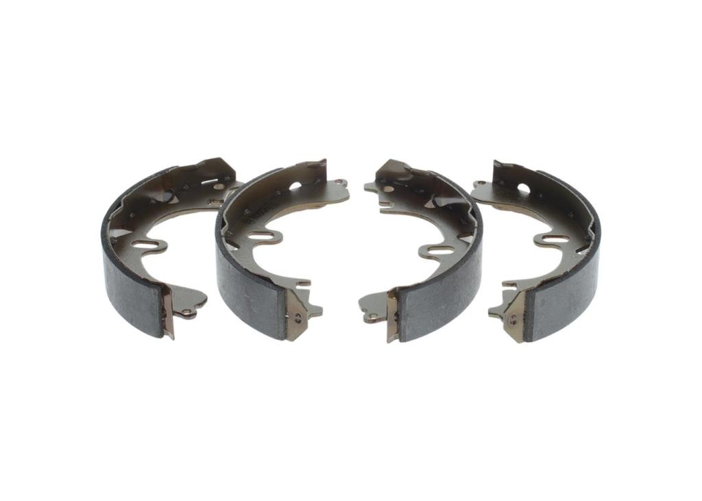 Jeu de 4 mâchoires de frein (Garniture de frein à tambour) BOSCH 0 986 487 203