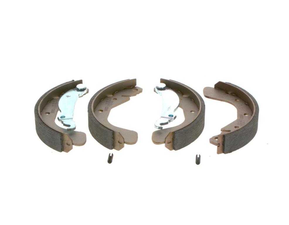 Jeu de 4 mâchoires de frein (Garniture de frein à tambour) BOSCH 0 986 487 263