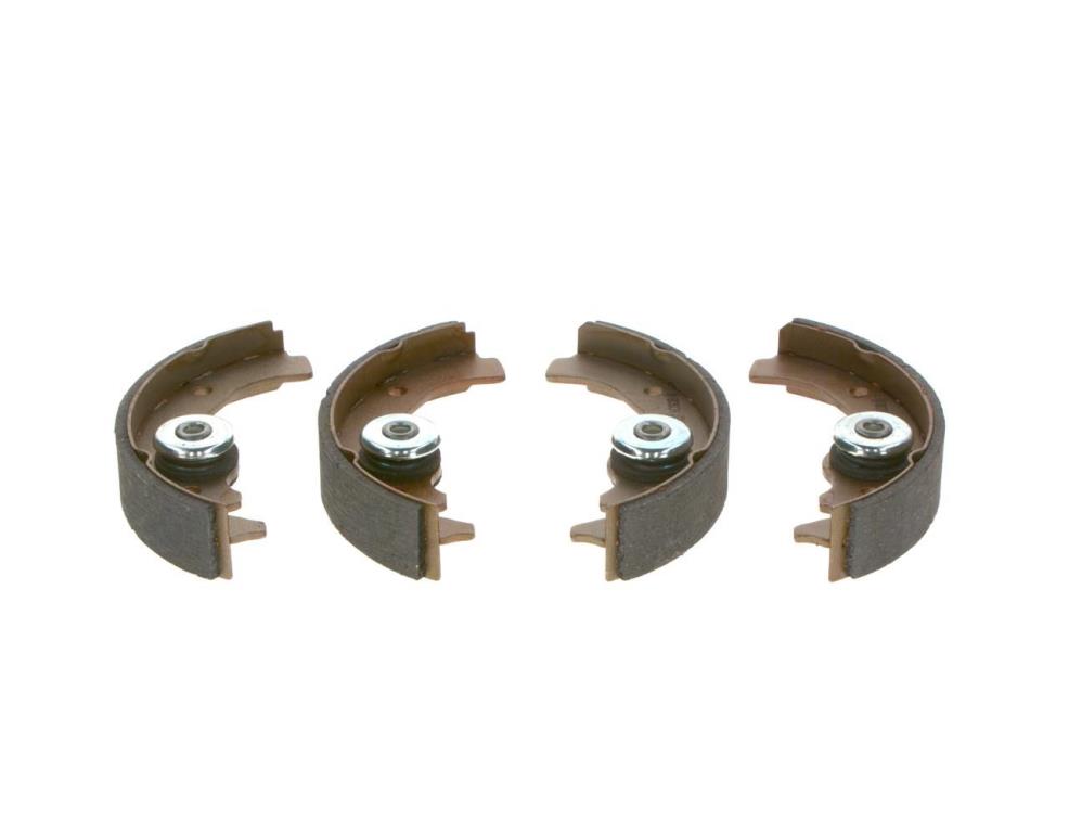 Jeu de 4 mâchoires de frein (Garniture de frein à tambour) BOSCH 0 986 487 271