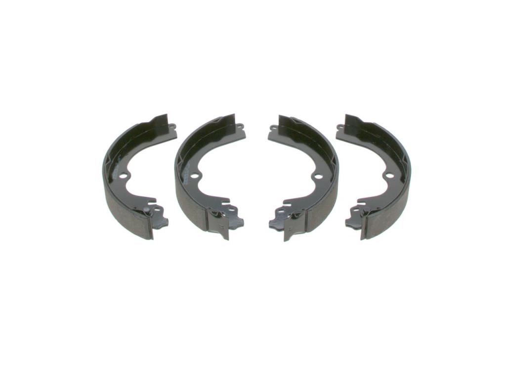 Jeu de 4 mâchoires de frein (Garniture de frein à tambour) BOSCH 0 986 487 463