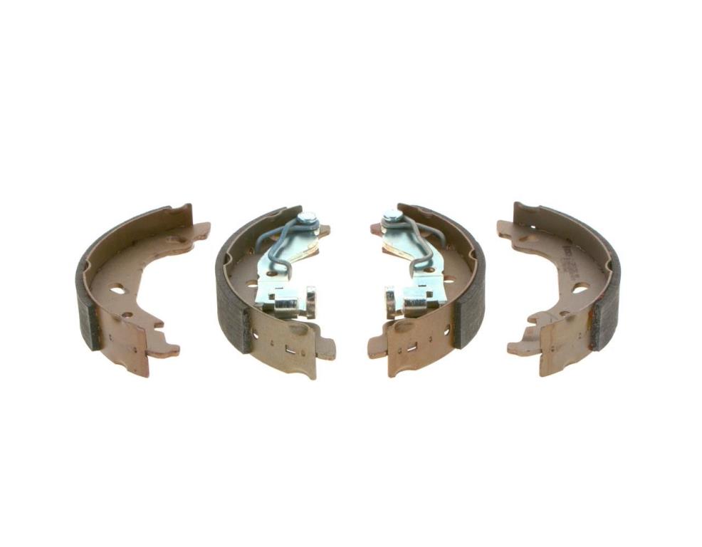 Jeu de 4 mâchoires de frein (Garniture de frein à tambour) BOSCH 0 986 487 596