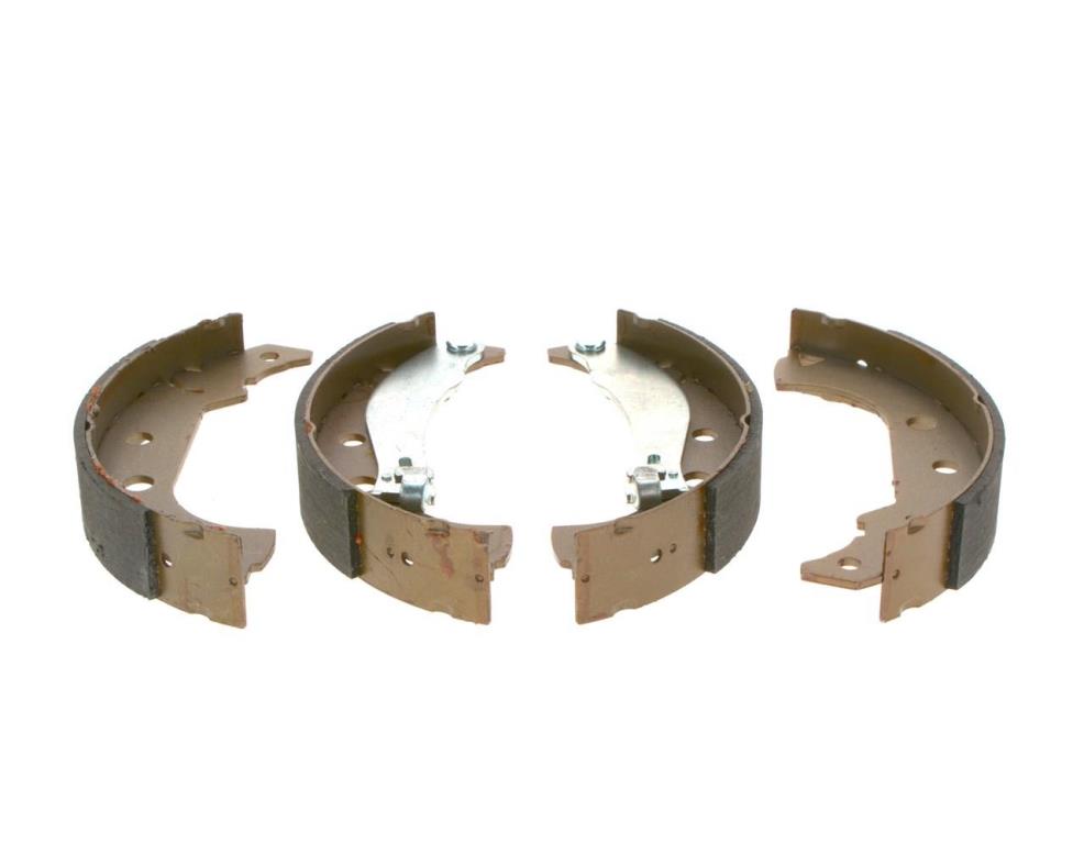 Jeu de 4 mâchoires de frein (Garniture de frein à tambour) BOSCH 0 986 487 629