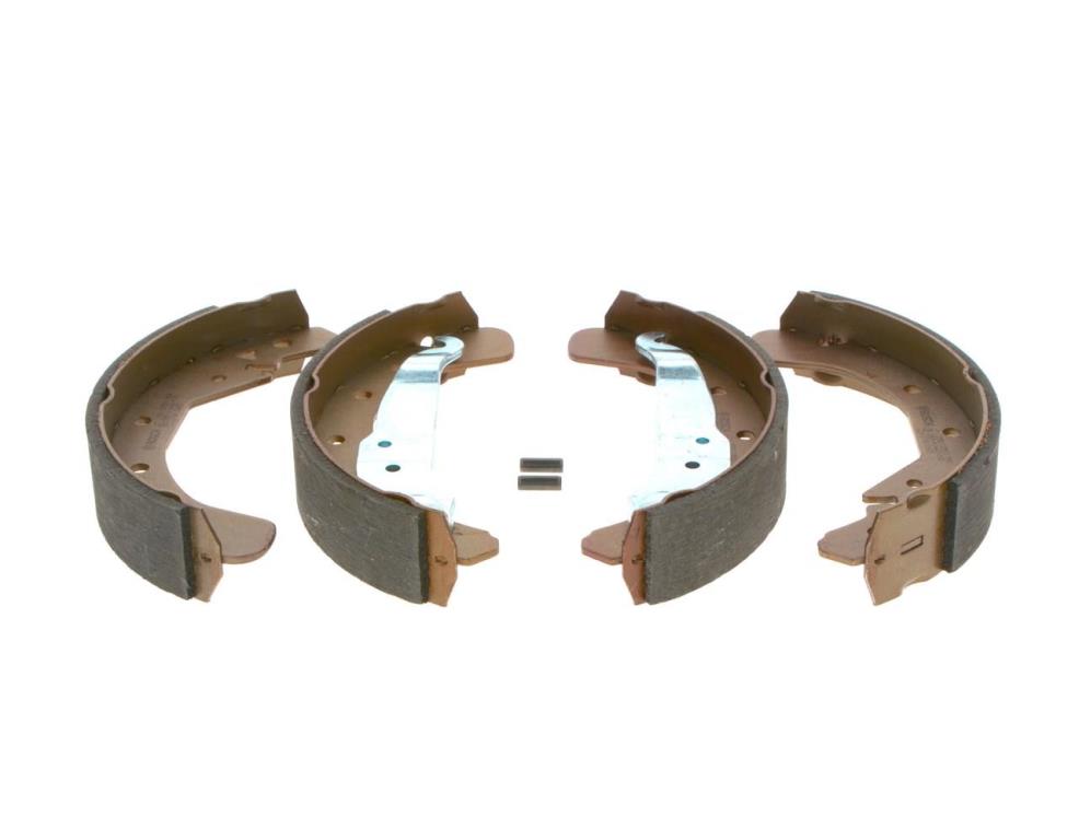 Jeu de 4 mâchoires de frein (Garniture de frein à tambour) BOSCH 0 986 487 658