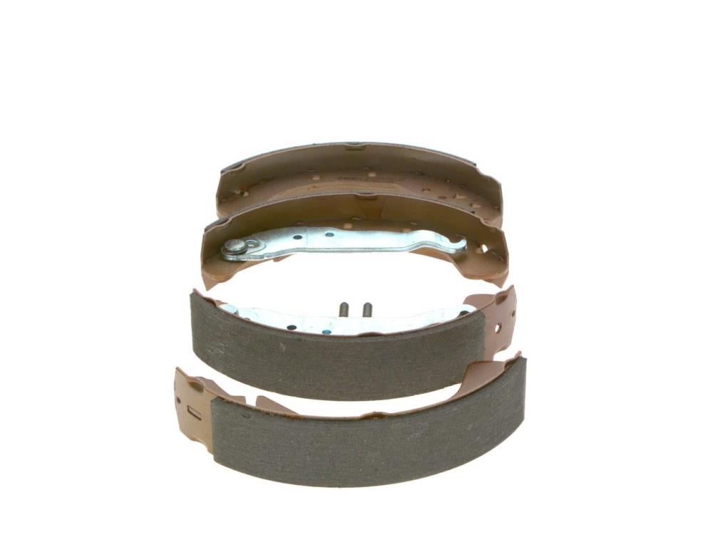Jeu de 4 mâchoires de frein (Garniture de frein à tambour) BOSCH 0 986 487 658