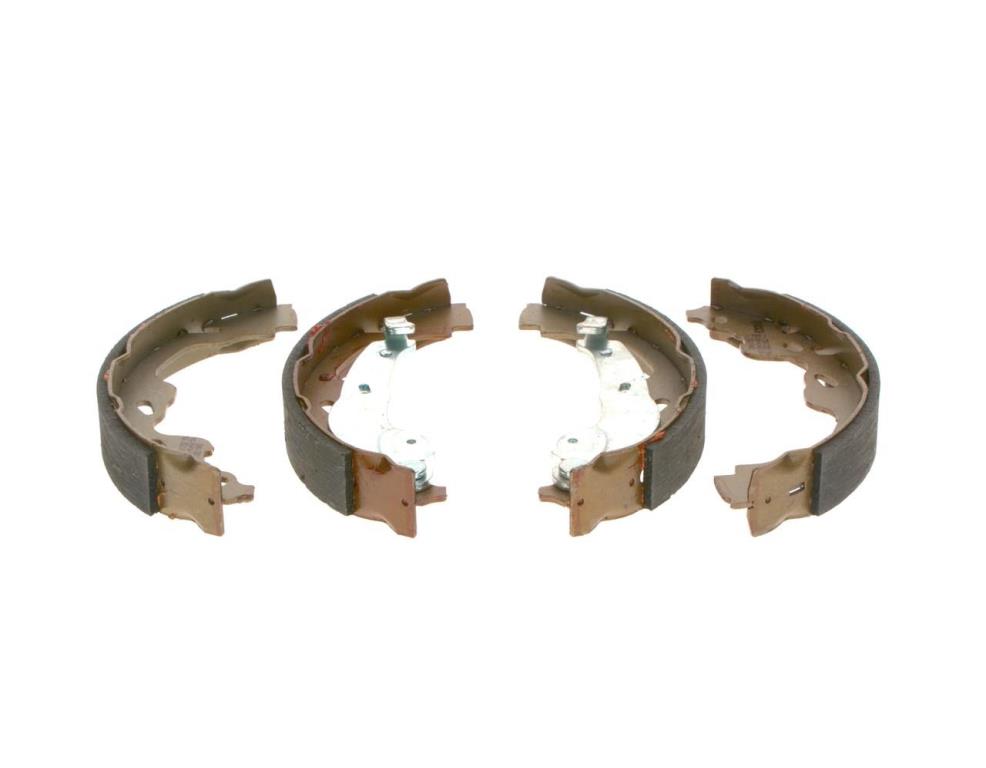 Jeu de 4 mâchoires de frein (Garniture de frein à tambour) BOSCH 0 986 487 665