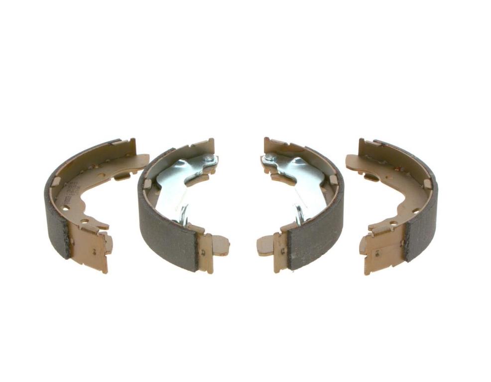 Jeu de 4 mâchoires de frein (Garniture de frein à tambour) BOSCH 0 986 487 673