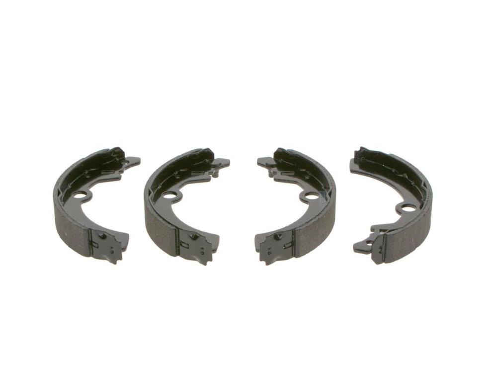 Jeu de 4 mâchoires de frein (Garniture de frein à tambour) BOSCH 0 986 487 676