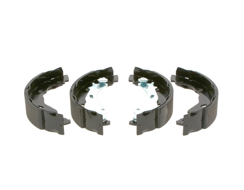 Jeu de 4 mâchoires de frein (Garniture de frein à tambour) BOSCH 0 986 487 690