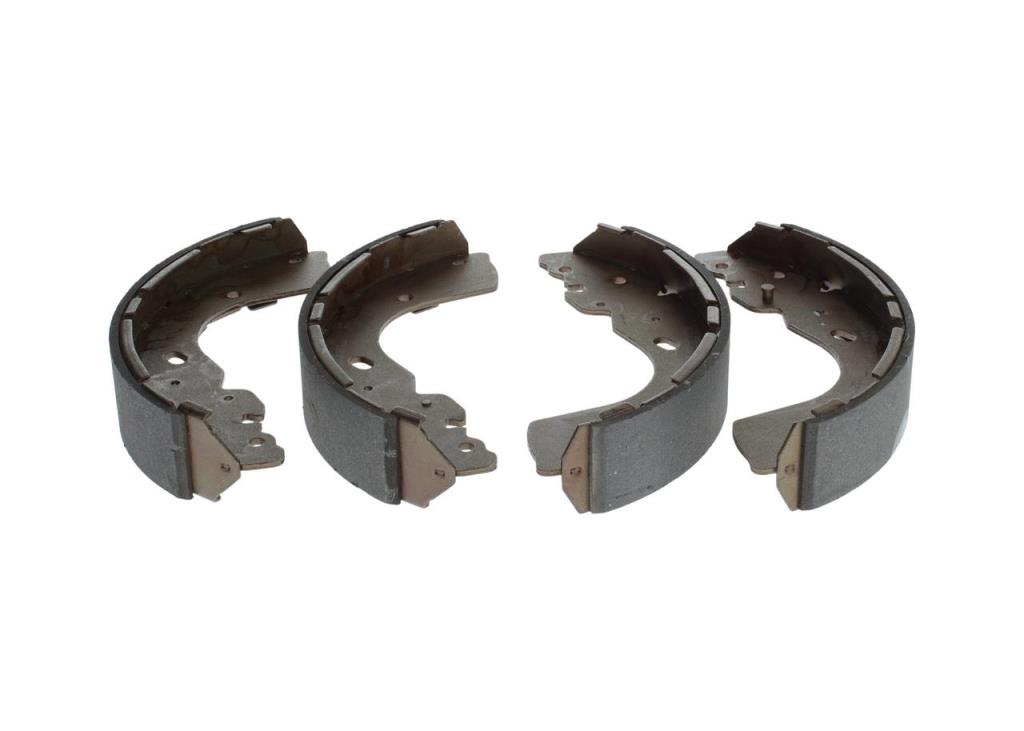 Jeu de 4 mâchoires de frein (Garniture de frein à tambour) BOSCH 0 986 487 922