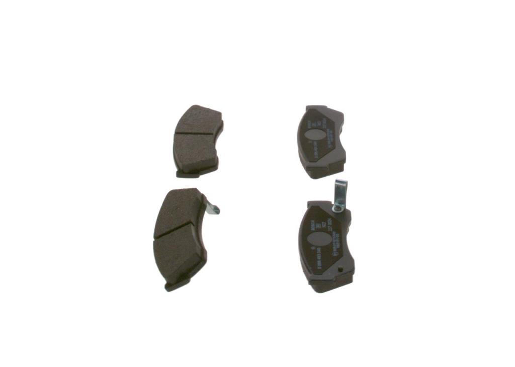 Jeu de 4 plaquettes de frein BOSCH ref. 0 986 493 340