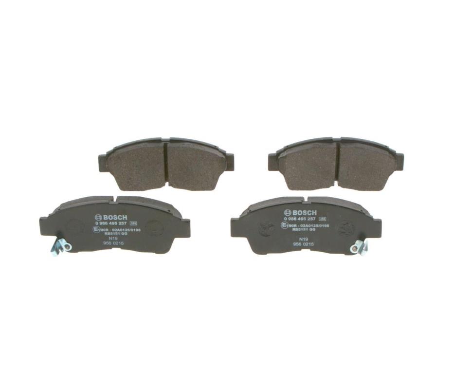 Jeu de 4 plaquettes de frein BOSCH ref. 0 986 495 257