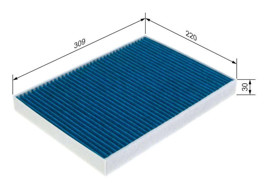 Filtro de habitáculo BOSCH ref. 0 986 628 565
