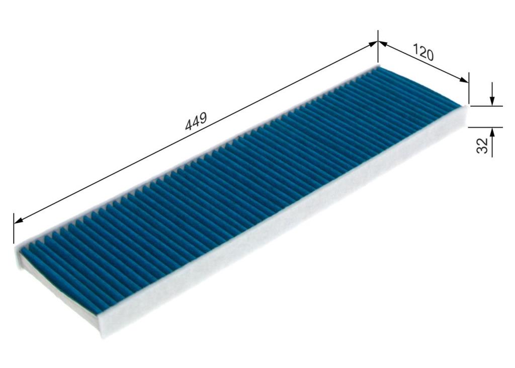 Filtro de habitáculo BOSCH ref. 0 986 628 579